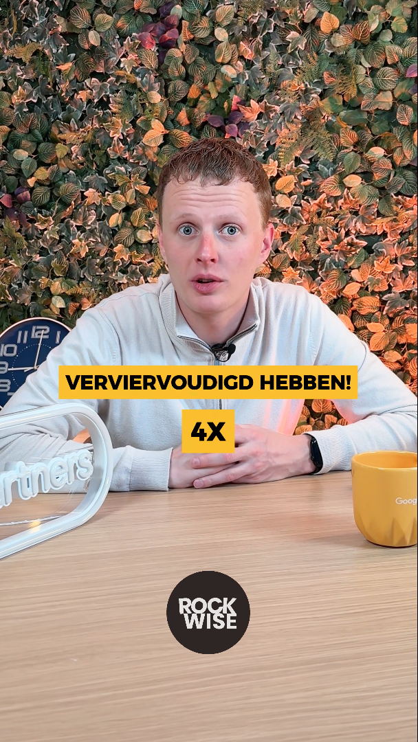 omzet verviervoudigd google ads - Rockwise